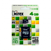 ����� ������ SDHC MIREX  4 GB (Class 10)
