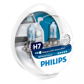   H7 Philips White Vision 12972WHVSM