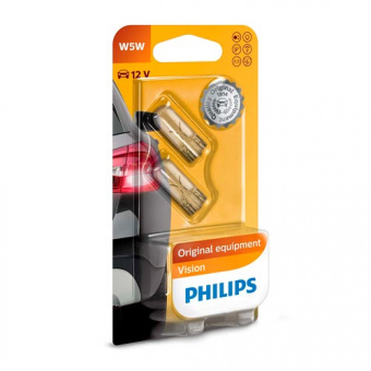 ����� ������� PHILIPS 12V W5W  Vision