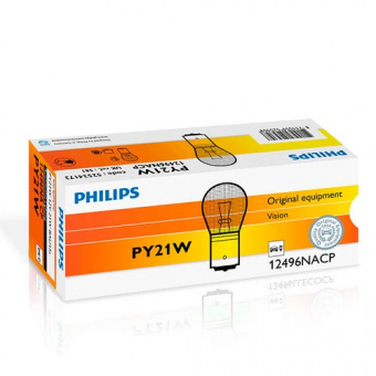 ����� PY21W Philips Standart 12V 12496NACP